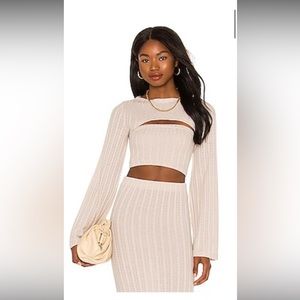 L’acadamie sweater shrug top